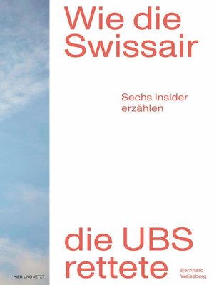 cover image of Wie die Swissair die UBS rettete